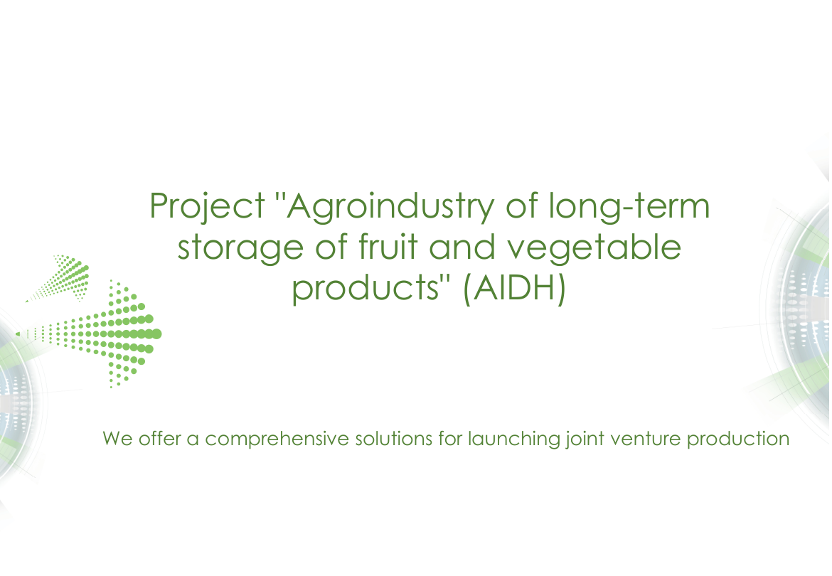 Long-term storage of fruit and vegetables